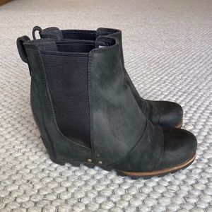 Sorel Joan Of Arctic II Chelsea Bootie - Women's Sz 7 Black